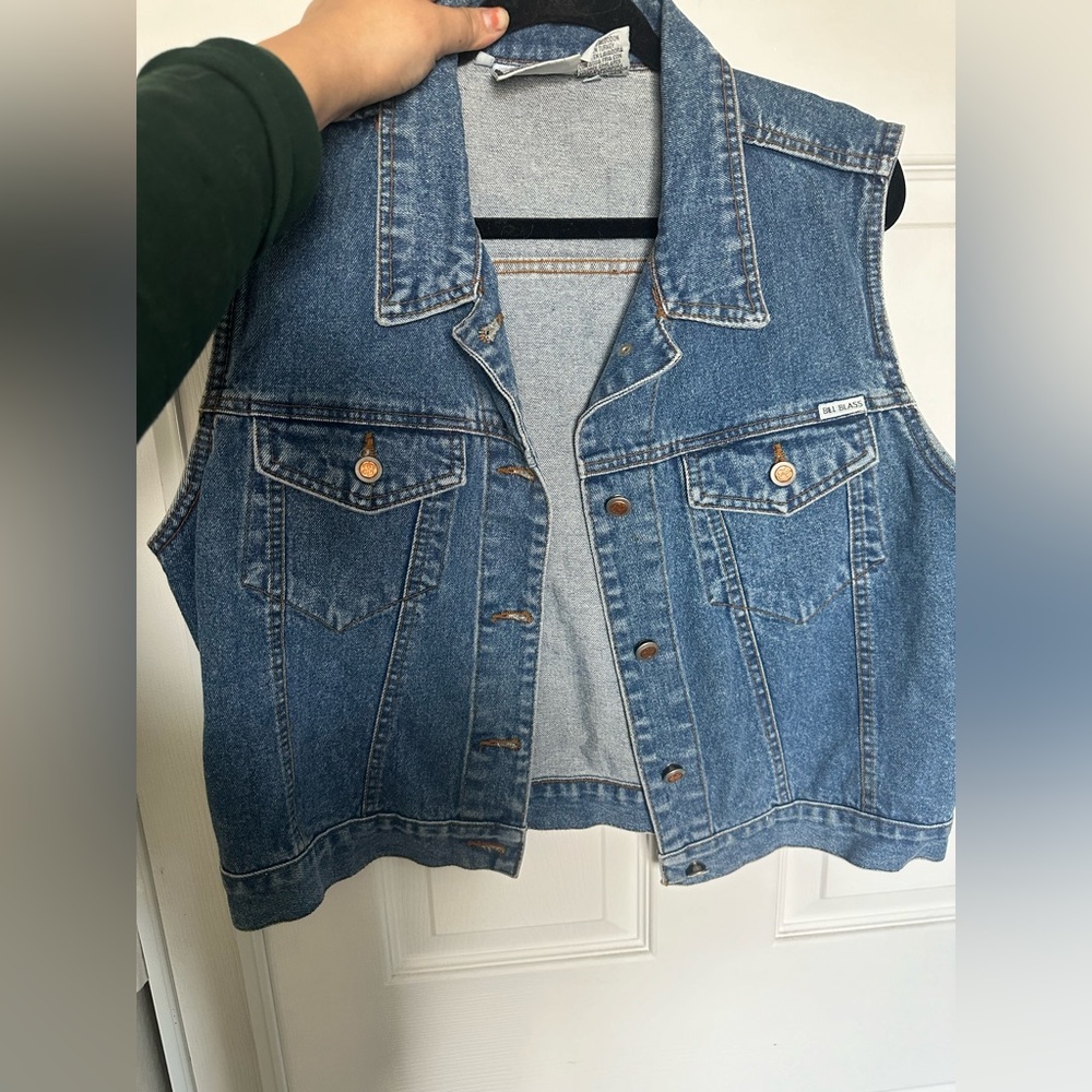 Bill Blass denim vest